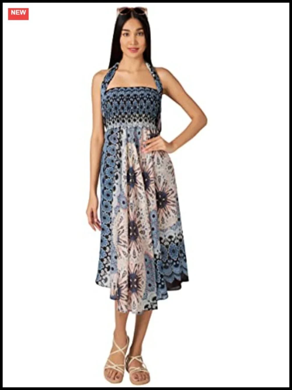 Boho Maxi Skirt for Women - Lightweight Rayon Wrap Skirt